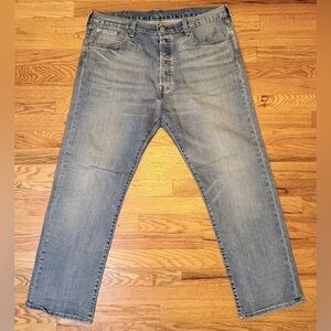 Levi's 501 Original Fit Men's Jeans Light Wash Denim 38x30